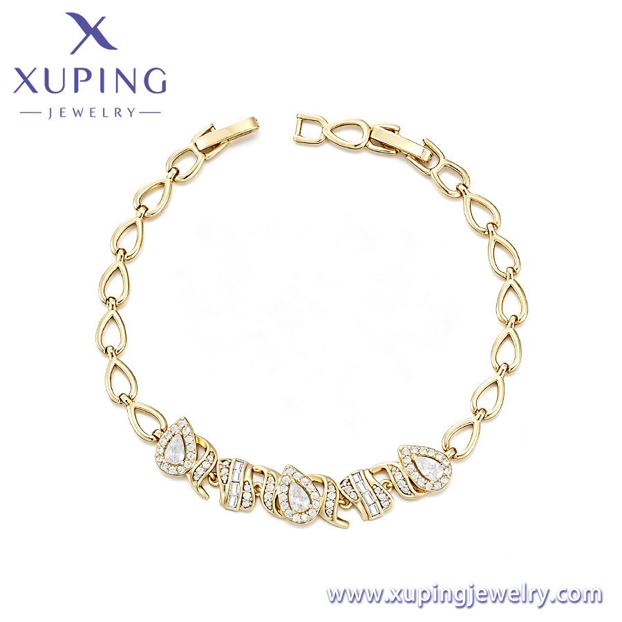 teardrop cz bracelet